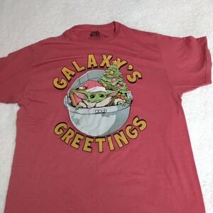 Star Wars Galaxy's Greetings Red T-Shirt
